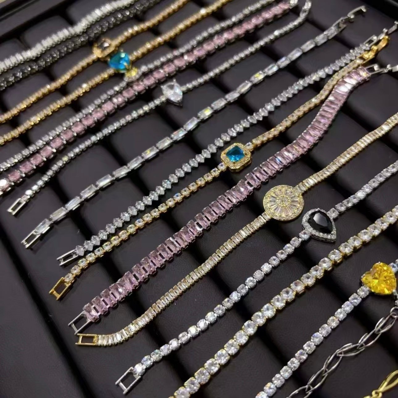 Shiny Zircon Bracelets