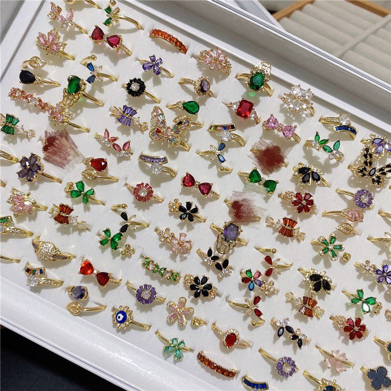 Colorful Adjustable Rings